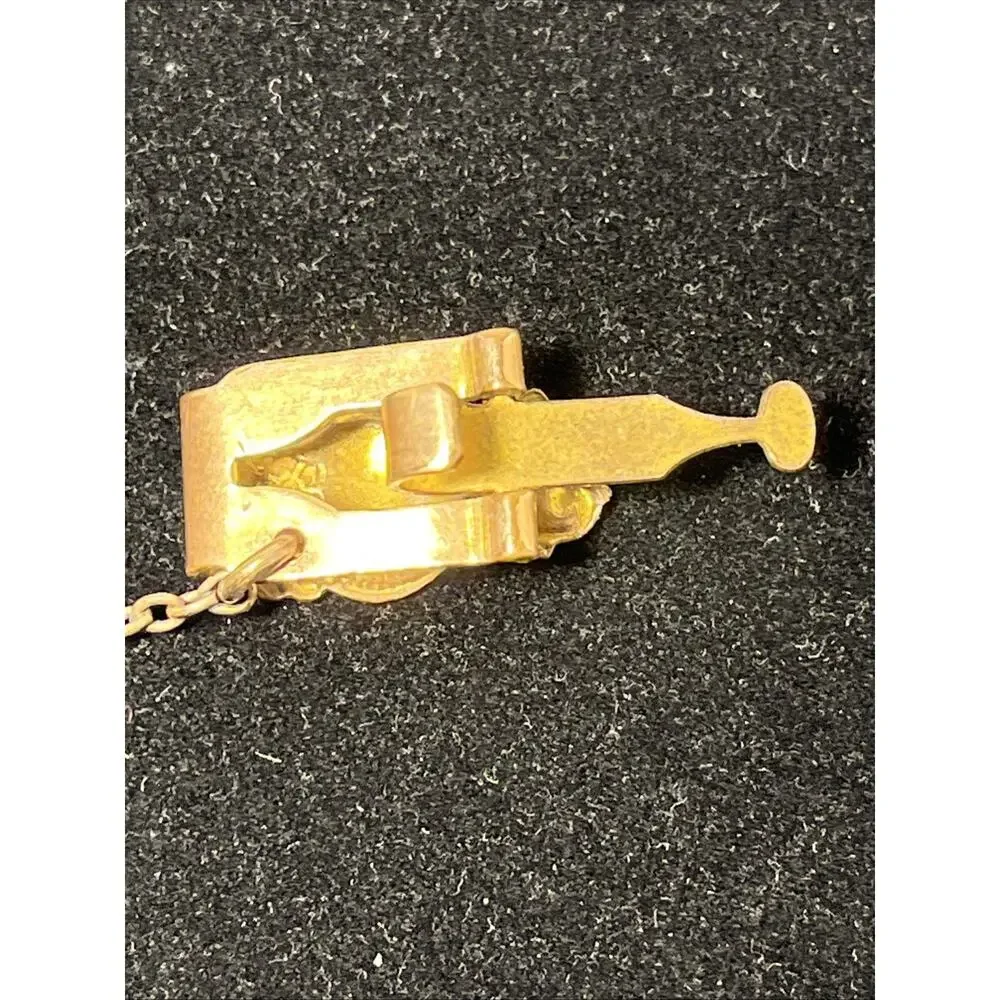 Edwardian Pocket Watch Chain ~ FLS&Co. Gold filled Or Plated 5''inches long